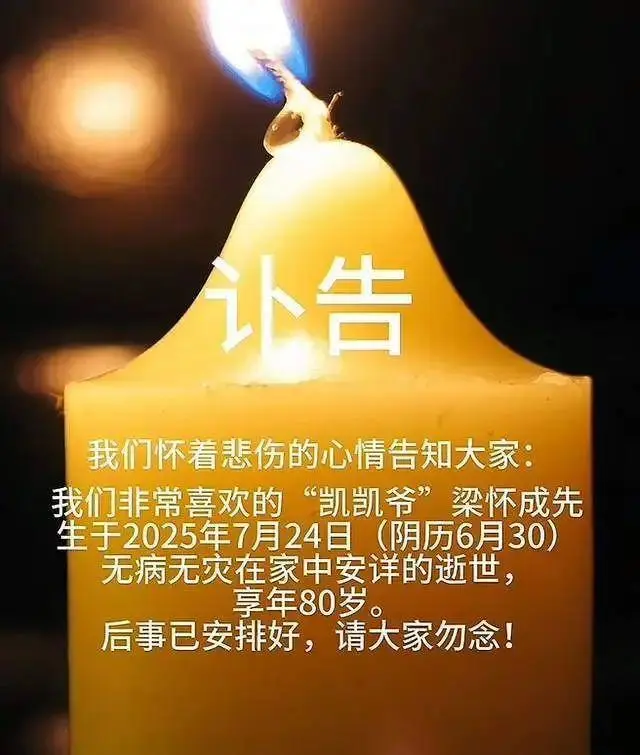哀悼之讯传来！河南省享有盛誉的网红“凯凯爷爷”不幸离世，他凭借在节目中使用“我嘞个豆”这一充满情感的用语，赢得了众多观众的喜爱。-而安资源分享网